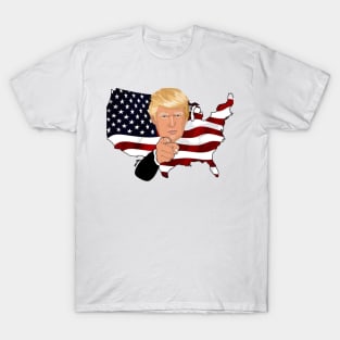 Trump Supporter T-Shirt/Red, White, Blue Merchandise/American Flag Apparel/2024 Campaign Merch/Make America Great Again T-Shirt